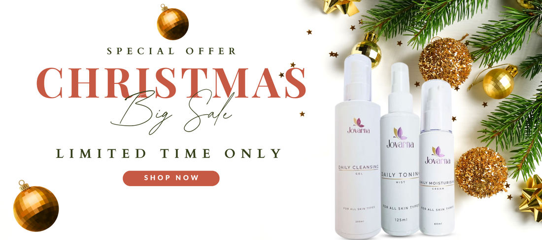 Christmas and New Year Sales On Now at Jovarna Natural Skincare
